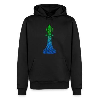 Schachspieler Schachfiguren Schachspiel Schach - Männer Premium Bio Hoodie - Schwarz - Vorne - Nico (187cm)