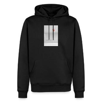 Dont wait minimalist Motivation Spruch - Männer Premium Bio Hoodie - Schwarz - Vorne - Nico (187cm)