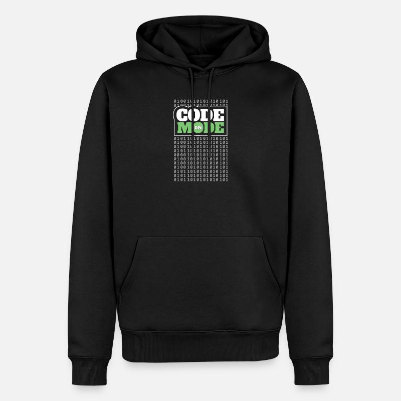 Codemodus An – Programmierung von Softwareentwickler Programmierer - Männer Premium Bio Hoodie - Schwarz