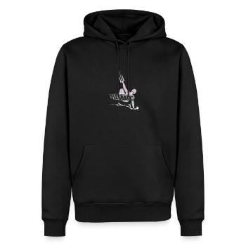 Kitesurfers - Men’s Premium Organic Hoodie - black - Front - Nico (187cm)