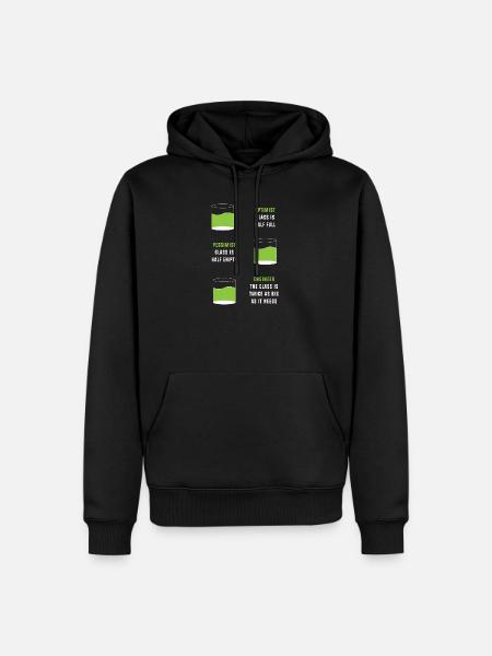 Ingenieur Student - Männer Premium Bio Hoodie - Schwarz