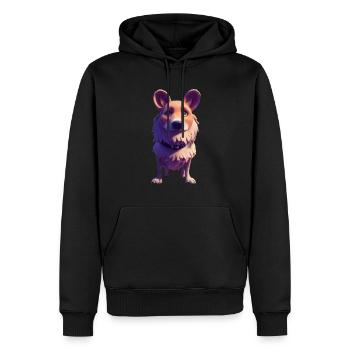 Bavarian Mountain Harrier - Men’s Premium Organic Hoodie - black - Front - Nico (187cm)