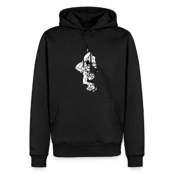 Anatomie Studio Drucken 2 - Männer Premium Bio Hoodie - Schwarz - Vorne - Nico (187cm)