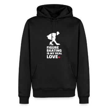 Eiskunstlauf - Männer Premium Bio Hoodie - Schwarz - Vorne - Nico (187cm)