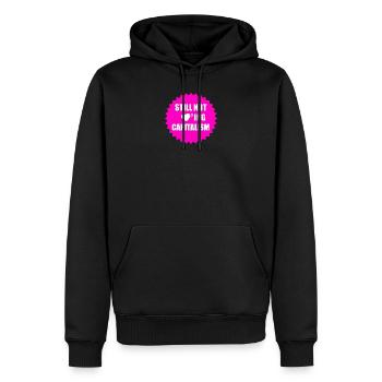 Still Not Loving Capitalism - Männer Premium Bio Hoodie - Schwarz - Vorne - Nico (187cm)