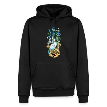 Magisches Biest - Männer Premium Bio Hoodie - Schwarz - Vorne - Nico (187cm)
