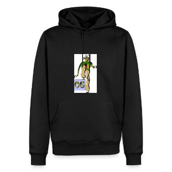 OG Gangster - Männer Premium Bio Hoodie - Schwarz - Vorne - Nico (187cm)