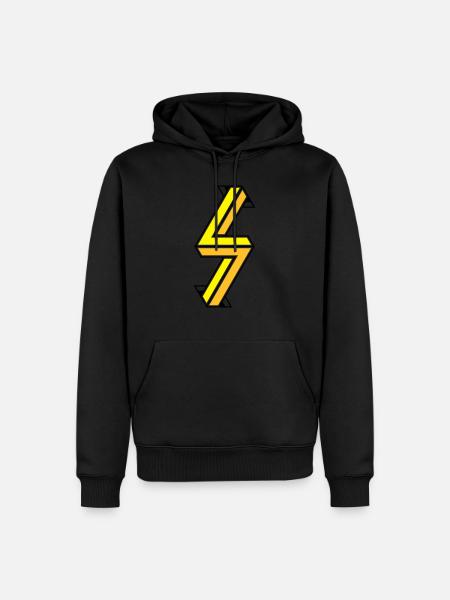 Impossible Figures 86A - Men’s Premium Organic Hoodie - black
