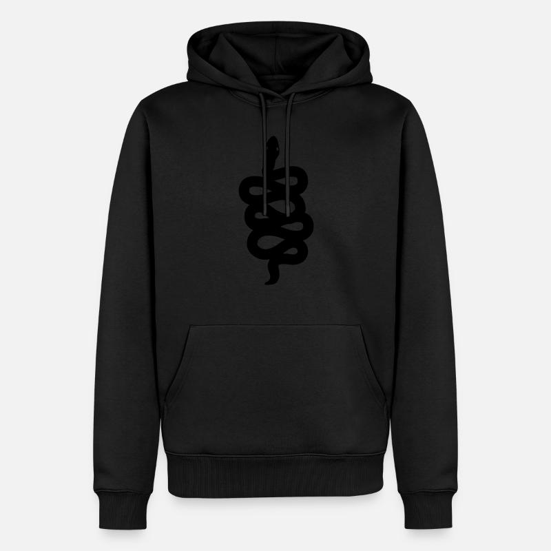 Serpiente - Sweat à capuche Premium bio Homme - noir