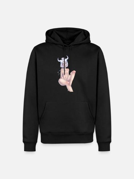 Anime Design - Männer Premium Bio Hoodie - Schwarz