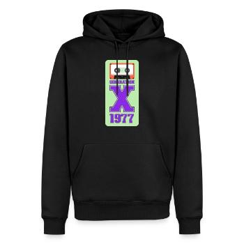 1977 Generation X New Wave - Männer Premium Bio Hoodie - Schwarz - Vorne - Nico (187cm)