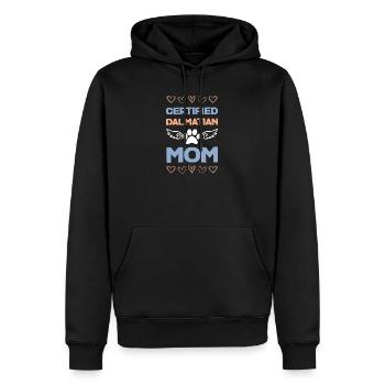 Zertifizierte Dalmatiner-Mama - Männer Premium Bio Hoodie - Schwarz - Vorne - Nico (187cm)