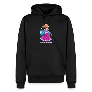 Pixel Art Anime Princess - Men’s Premium Organic Hoodie - black - Front - Nico (187cm)