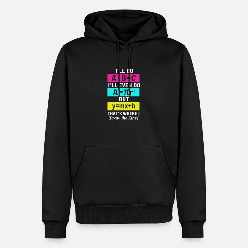 Mathematik - Männer Premium Bio Hoodie - Schwarz