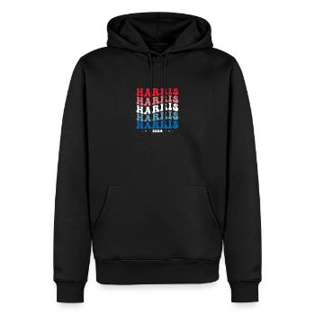 Kamala Harris 2024 For President Campaign Cute - Men’s Premium Organic Hoodie - black - Front - Nico (187cm)