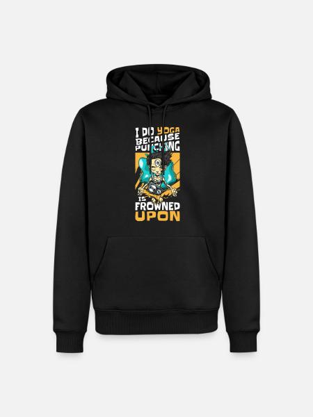 Comic Comics Comic Strips Nerd - Men’s Premium Organic Hoodie - black
