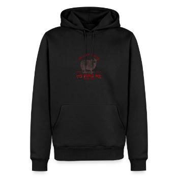Il a quitté les années 99 pour me trouver Jésus chrétien - Sweat à capuche Premium bio Homme - noir - Devant - Nico (187cm)