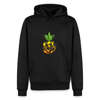 Ananas-Taucher - Männer Premium Bio Hoodie - Schwarz - Vorne - Nico (187cm)