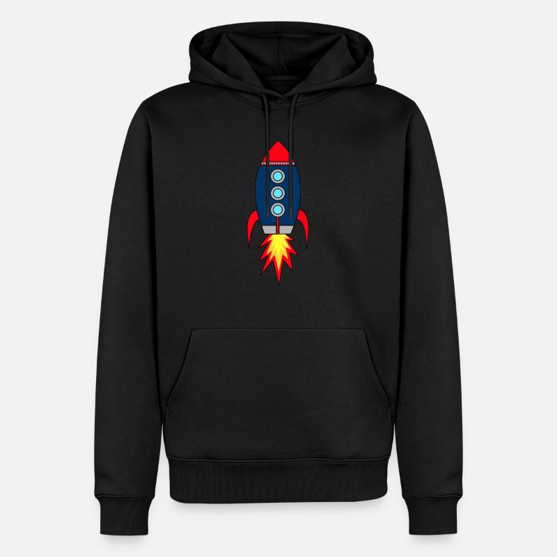 Lancement de fusée Rocketman * - Sweat à capuche Premium bio Homme - noir