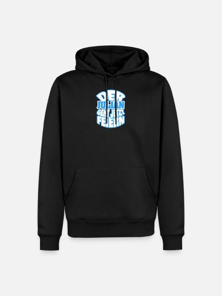 Julian - Männer Premium Bio Hoodie - Schwarz