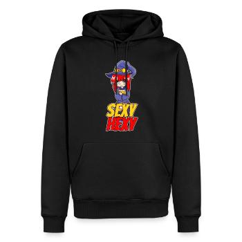 Sexy Hexy Halloween Hexe - Männer Premium Bio Hoodie - Schwarz - Vorne - Nico (187cm)