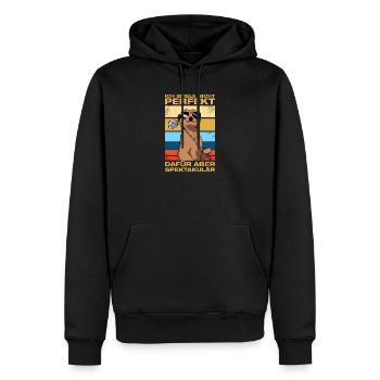 Je ne joue pas parfaitement Golfeur Golf Golf - Sweat à capuche Premium bio Homme - noir - Devant - Nico (187cm)