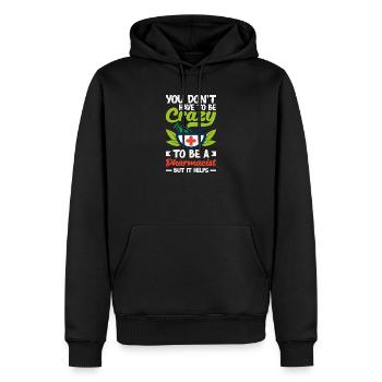 Pharmacist Pharmaceutical Technical - Men’s Premium Organic Hoodie - black - Front - Nico (187cm)