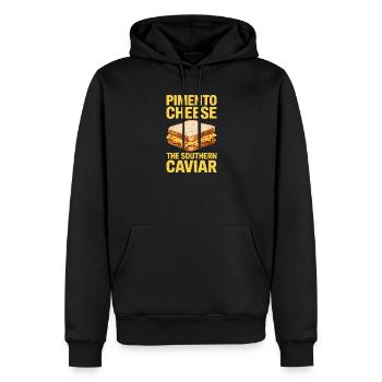 Pimento Cheese Sandwiches Geschenk - Männer Premium Bio Hoodie - Schwarz - Vorne - Nico (187cm)