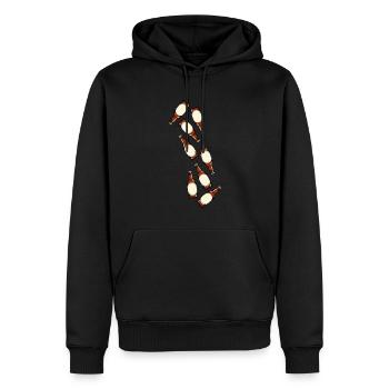 Bierflasche Bier - Männer Premium Bio Hoodie - Schwarz - Vorne - Nico (187cm)