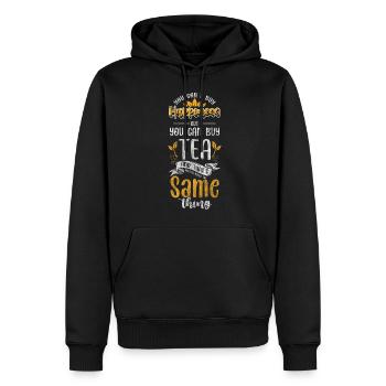 Teeliebhaber Entspannung Trinken Kamille - Männer Premium Bio Hoodie - Schwarz - Vorne - Nico (187cm)