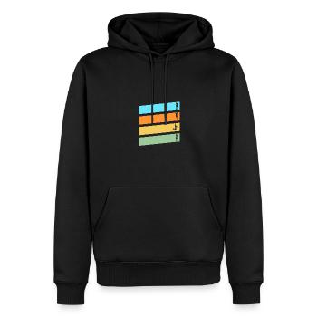 Basketballspieler Basketball - Männer Premium Bio Hoodie - Schwarz - Vorne - Nico (187cm)