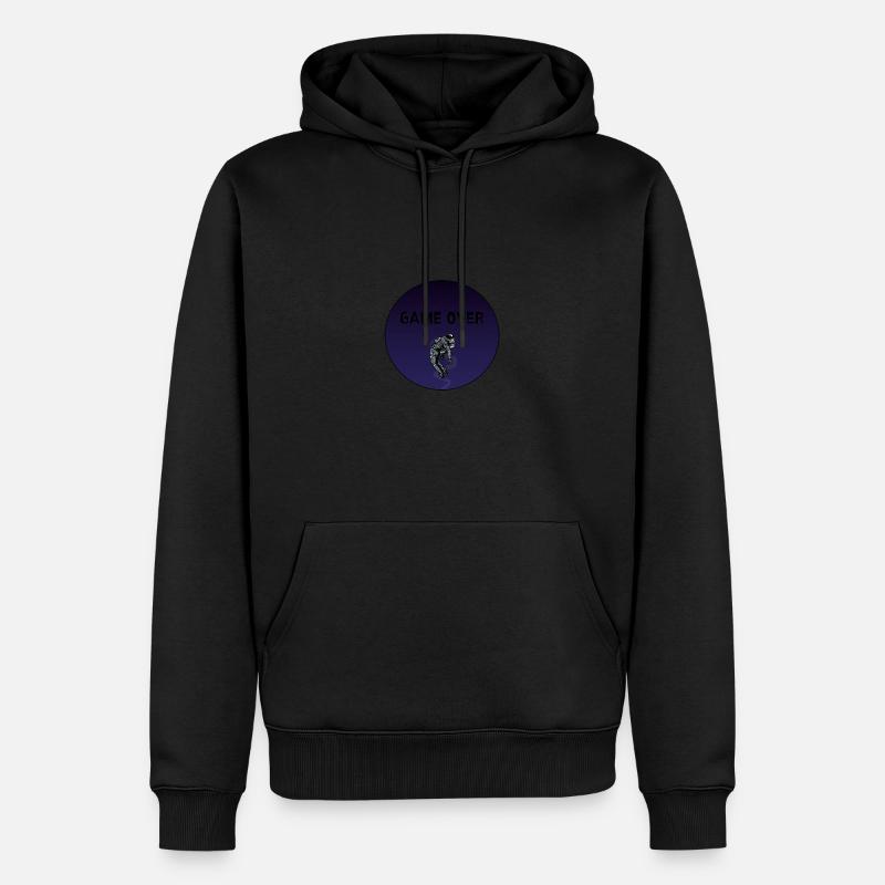 FIN DU JEU - Sweat à capuche Premium bio Homme - noir