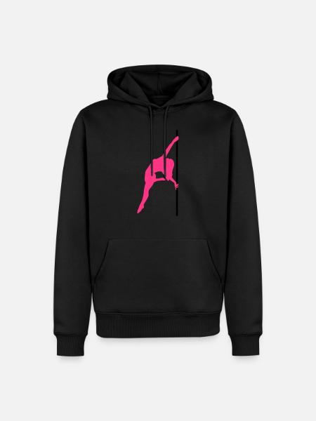 pole dancing - Men’s Premium Organic Hoodie - black