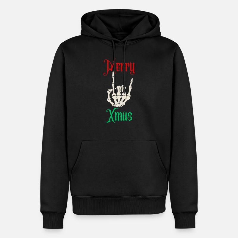 Merry Xmas | XMAS - Sweat à capuche Premium bio Homme - noir
