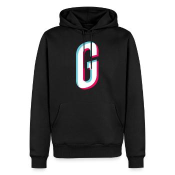 G - point G - Sweat à capuche Premium bio Homme - noir - Devant - Nico (187cm)