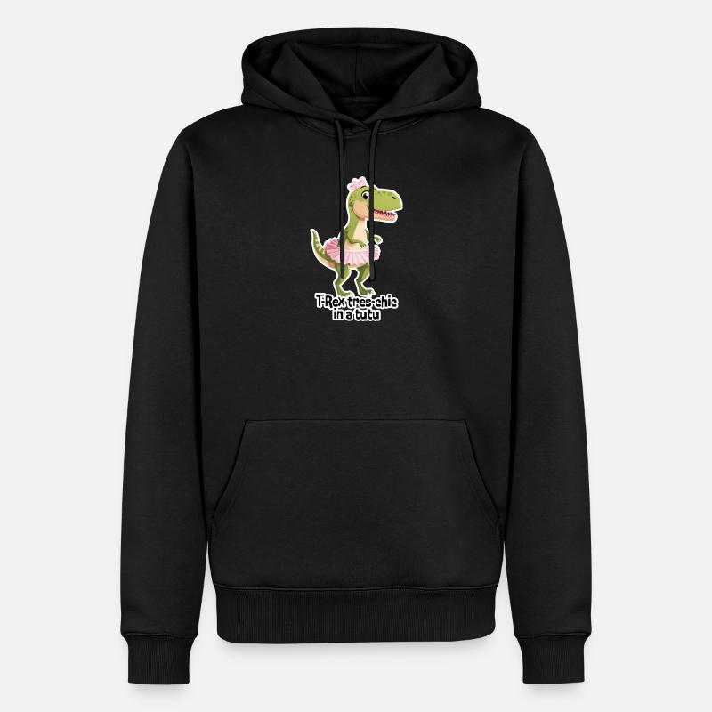 TREX Très Chic en Tutu - Sweat à capuche Premium bio Homme - noir