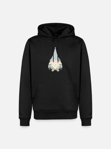 wichtel - Männer Premium Bio Hoodie - Schwarz