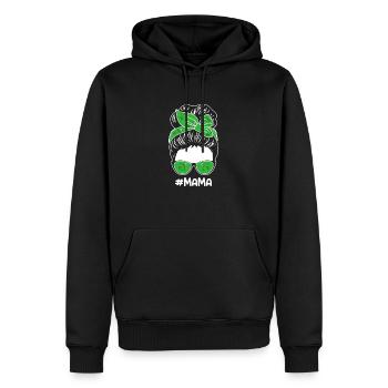 Bogenschütze Mama Mutter Bogenschießen - Männer Premium Bio Hoodie - Schwarz - Vorne - Nico (187cm)