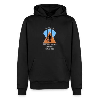 Schornsteinfeger Schlotfeger - Männer Premium Bio Hoodie - Schwarz - Vorne - Nico (187cm)