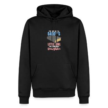 I'm Not Just A Daddy's Little Girl I'm A Pastor's - Männer Premium Bio Hoodie - Schwarz - Vorne - Nico (187cm)