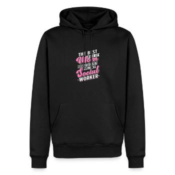 Clinical Social Worker - Männer Premium Bio Hoodie - Schwarz - Vorne - Nico (187cm)