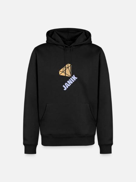 Geschenk für Janik - Männer Premium Bio Hoodie - Schwarz