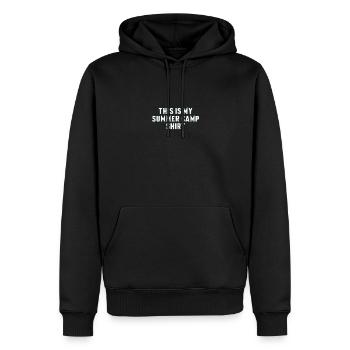 This Is My Summer Camp Shirt - Perfect for Camp - Männer Premium Bio Hoodie - Schwarz - Vorne - Nico (187cm)