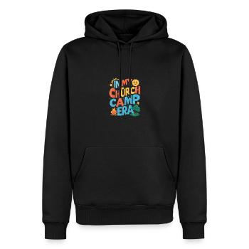À l’époque de mon camp d’église VBS, Bible Camp Fun - Sweat à capuche Premium bio Homme - noir - Devant - Nico (187cm)