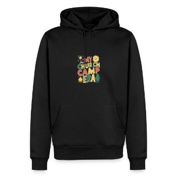 À l’époque de mon camp d’église VBS, Bible Camp Fun - Sweat à capuche Premium bio Homme - noir - Devant - Nico (187cm)