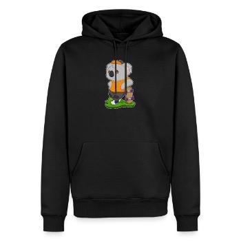 Koala Skater Skateboard Sport - Sweat à capuche Premium bio Homme - noir - Devant - Nico (187cm)