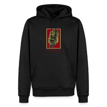 Vampir Balkan Vlad Tepes Rumänien Impaler - Männer Premium Bio Hoodie - Schwarz - Vorne - Nico (187cm)