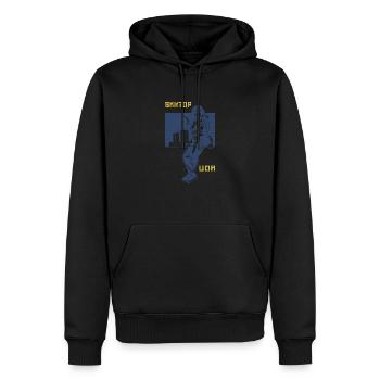 Musik UdSSR Zoi Rockband Kino Dichter Sänger - Männer Premium Bio Hoodie - Schwarz - Vorne - Nico (187cm)