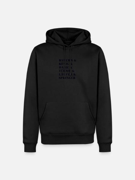 Schach Schachfiguren Geschenkidee - Männer Premium Bio Hoodie - Schwarz