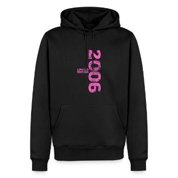 Limited Edition 2006 18th Birthday Gift - Men’s Premium Organic Hoodie - black - Front - Nico (187cm)